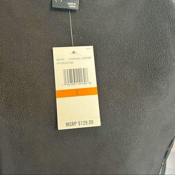 Spyder Men's Ray Full Zip Jacket Charcoal Heather Small - Picture 12 of 13